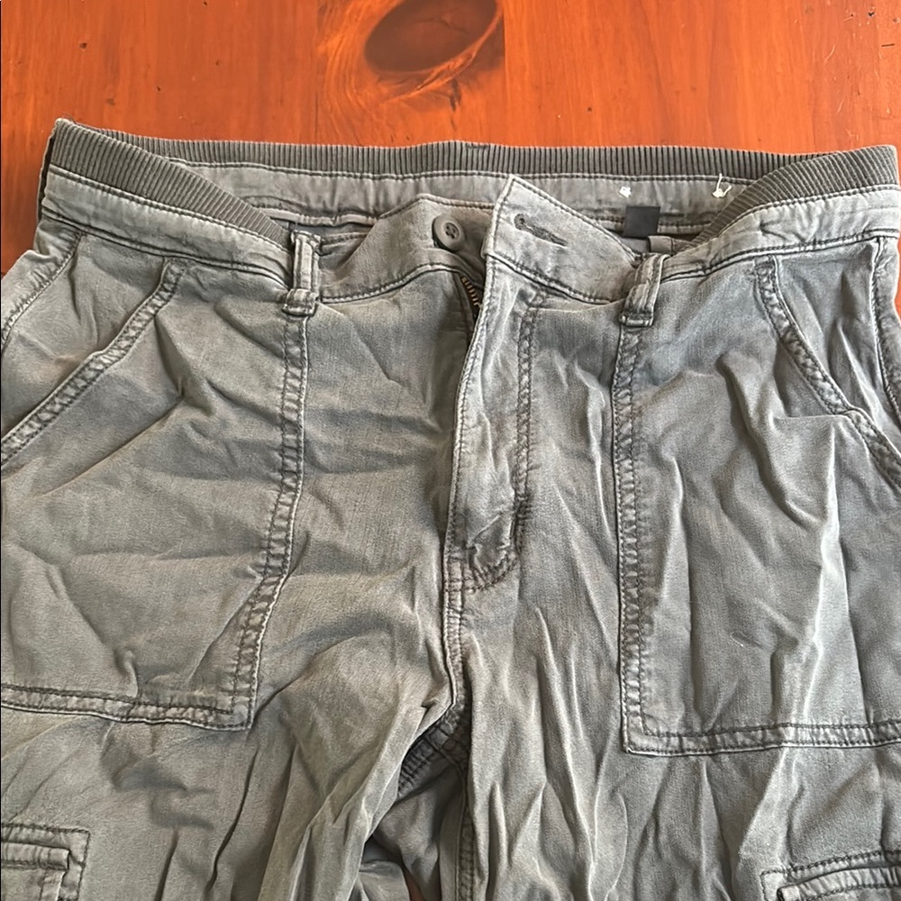 American Eagle Outfitters Gray Boot Cut Pants Relaxed Fit